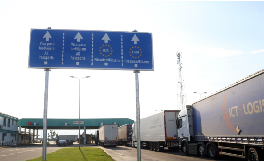 Latvia Big Figure: 13,000–15,000 vehicles cross Pāternieki each month